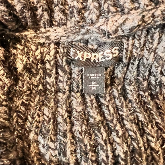 Express Open Front Drape Boleto Jacket. L-7 - Picture 7 of 7